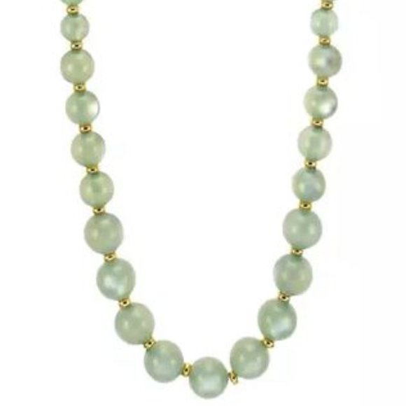 Kim Rogers® Jewelry - Light green beads decorate this necklace by Kim Rogers®